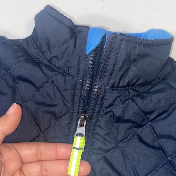 C9 By Champion Toddler Boy Full Zip Blue Sherpa Winter Jacket Size 5t - Picture 4 of 9